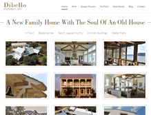 Tablet Screenshot of dibelloarchitects.com